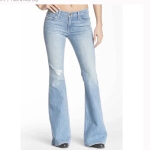 Wildfox Joni Super Flare Jean Low Rise Full Length Womens 27 Banier WFull Length